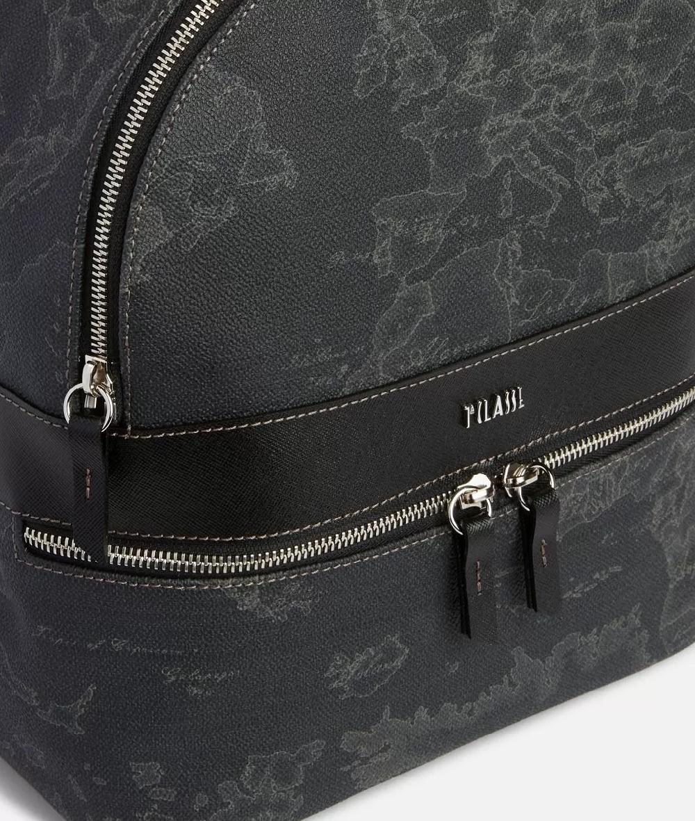 Alviero martini 1a classe Geo Black zaino medio con logo 1A Classe Solo un giorno rimasto