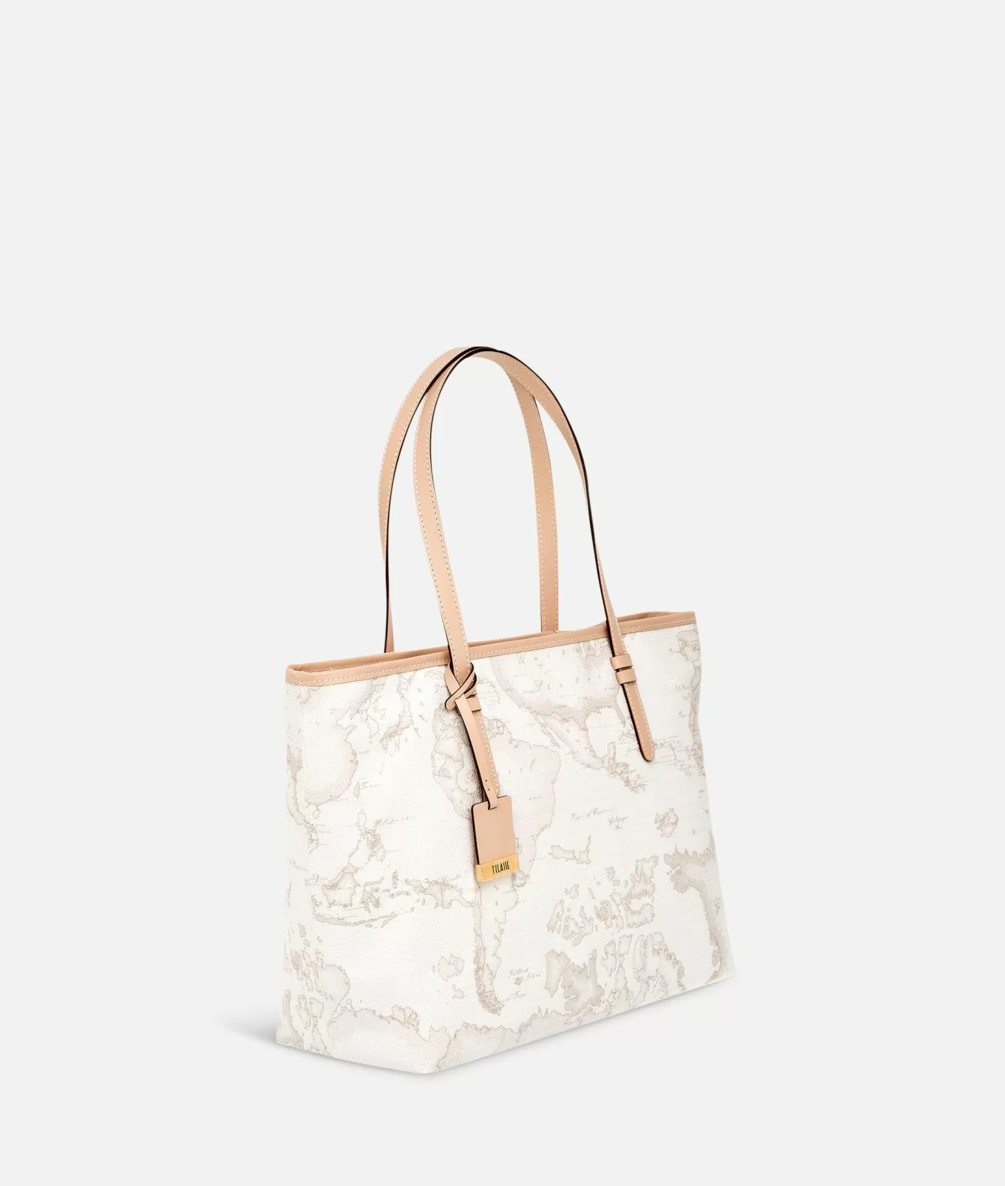 Alviero martini 1a classe Geo White Borsa shopping grande Duty-free