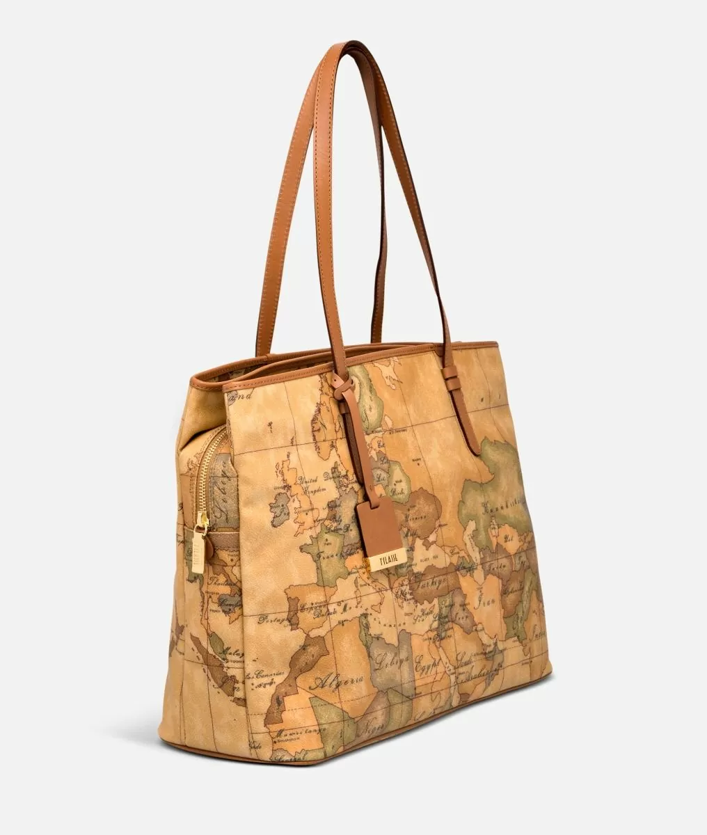 Alviero martini 1a classe Geo Classic Borsa grande a spalla da lavoro Italy