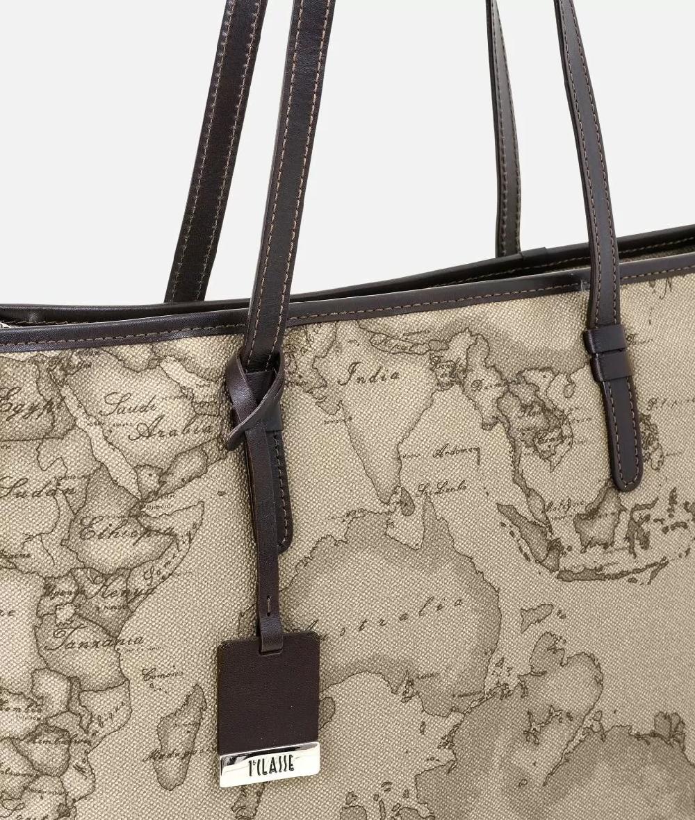 Alviero martini 1a classe Geo Tortora Borsa shopping media Vendita