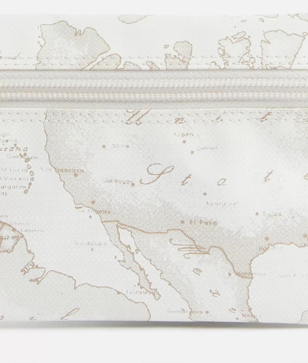 Alviero martini 1a classe Geo Soft White bustina piccola rettangolare In Saldo