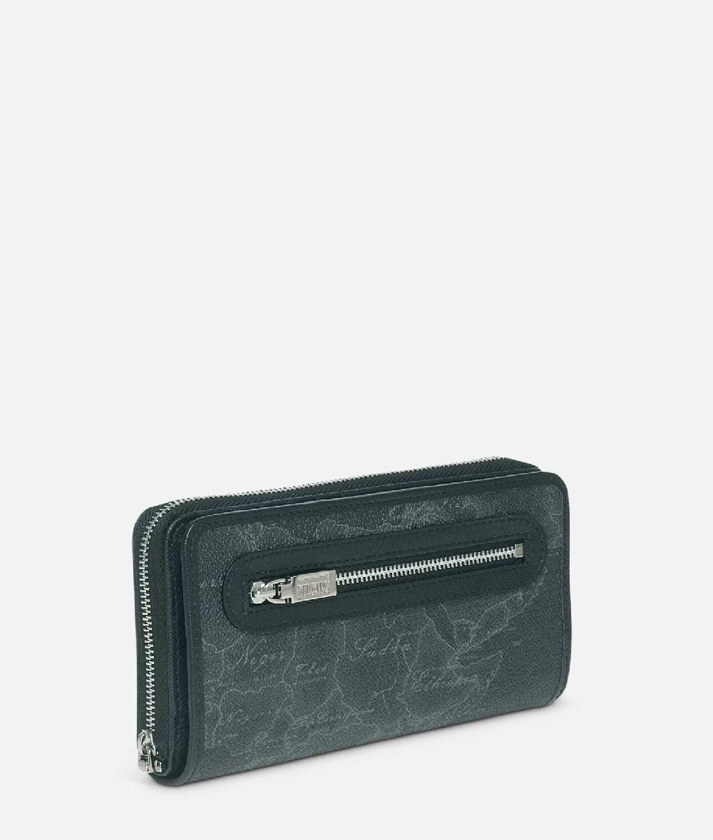 Alviero martini 1a classe Geo Black Portafogli grande con zip Flash Sale