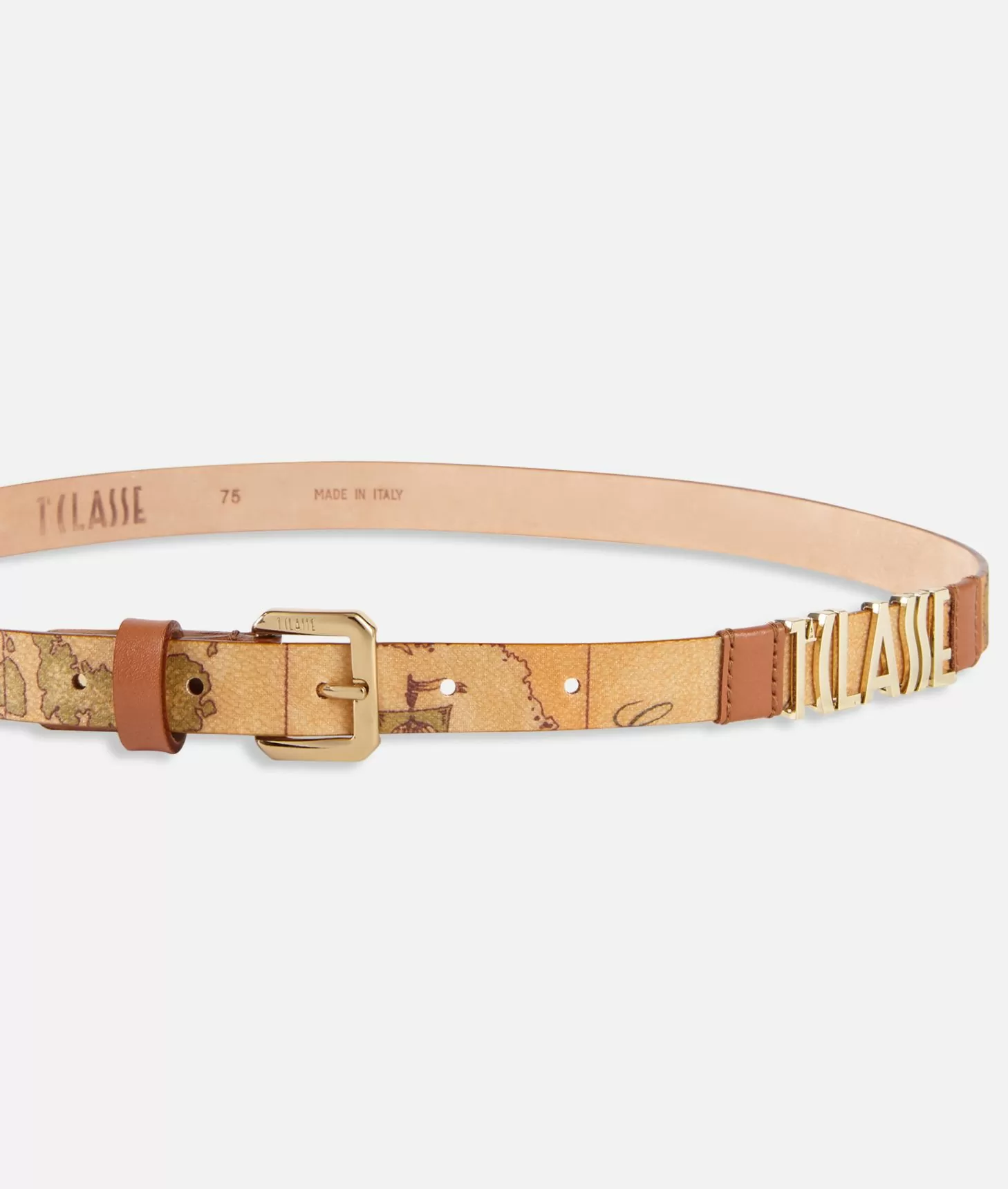 Alviero martini 1a classe Geo Classic cintura da donna logo lettering Black Friday