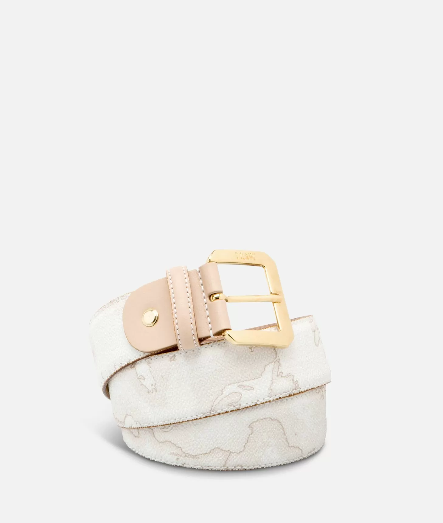 Alviero martini 1a classe Geo White Cintura con fibbia metallica Offerta Pasqua