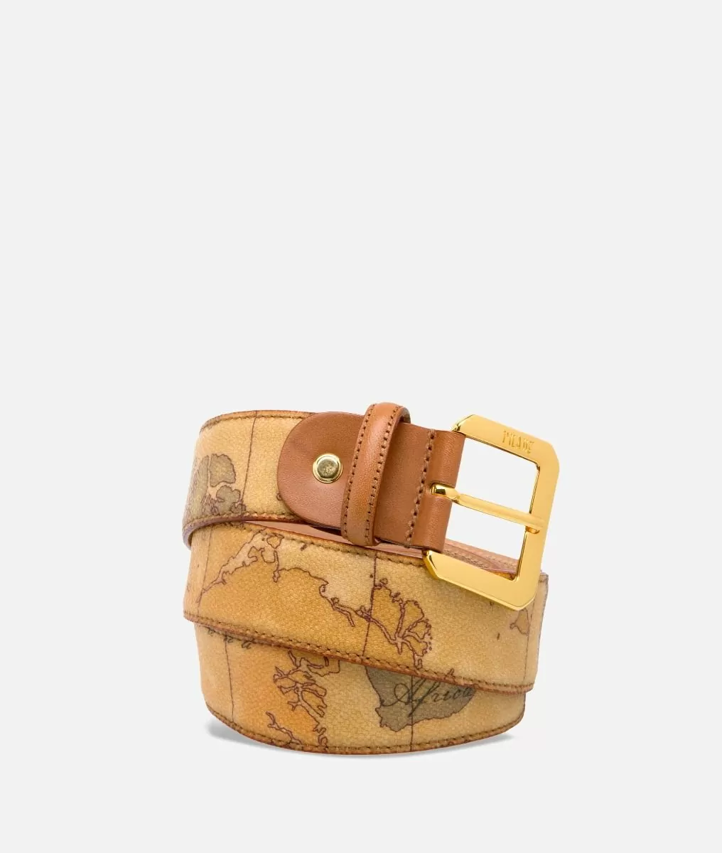 Alviero martini 1a classe Geo Classic Cintura con fibbia metallica Offerta Giorno del Papà