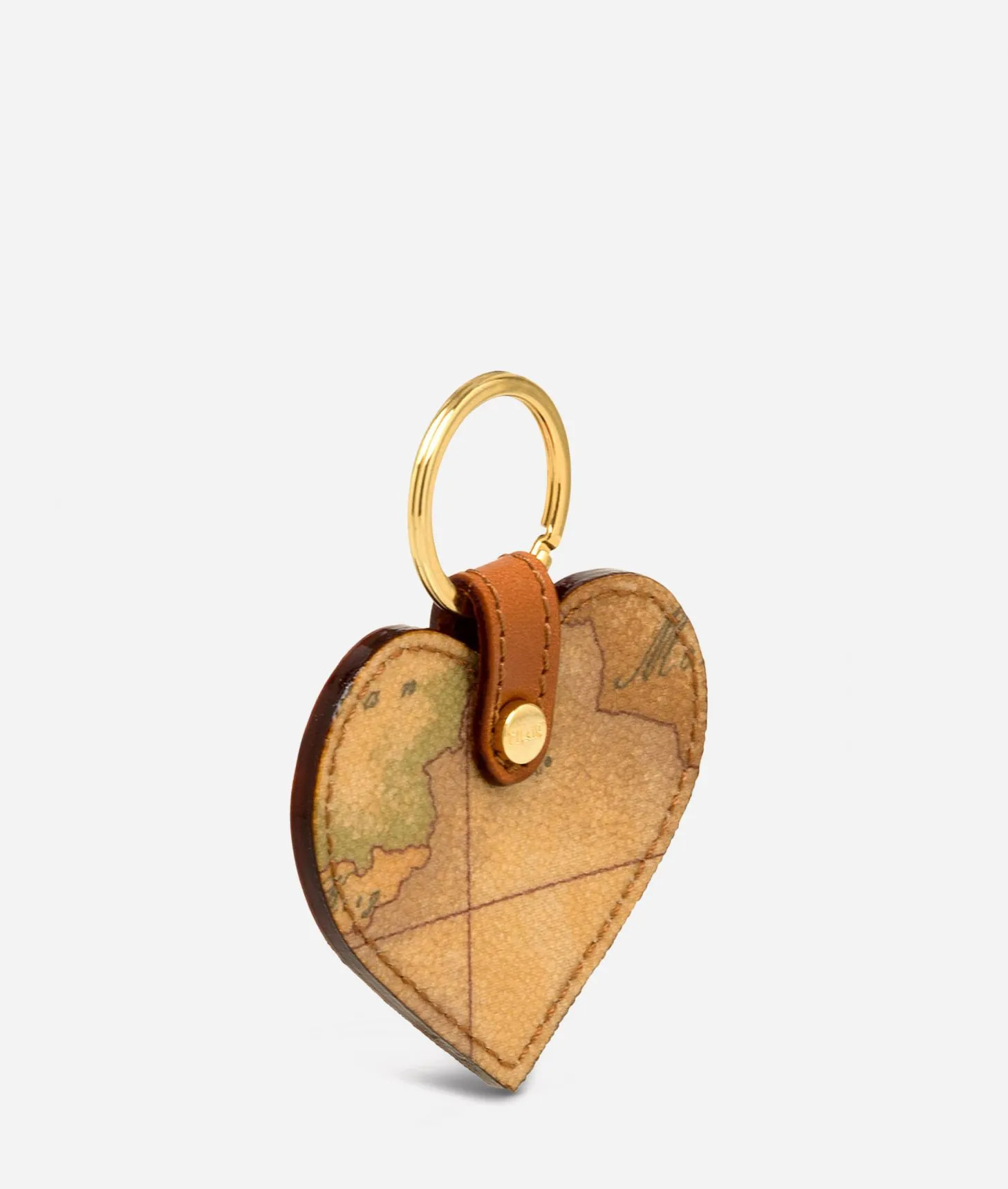 Alviero martini 1a classe Geo Classic Portachiavi a cuore con anello Online Outlet