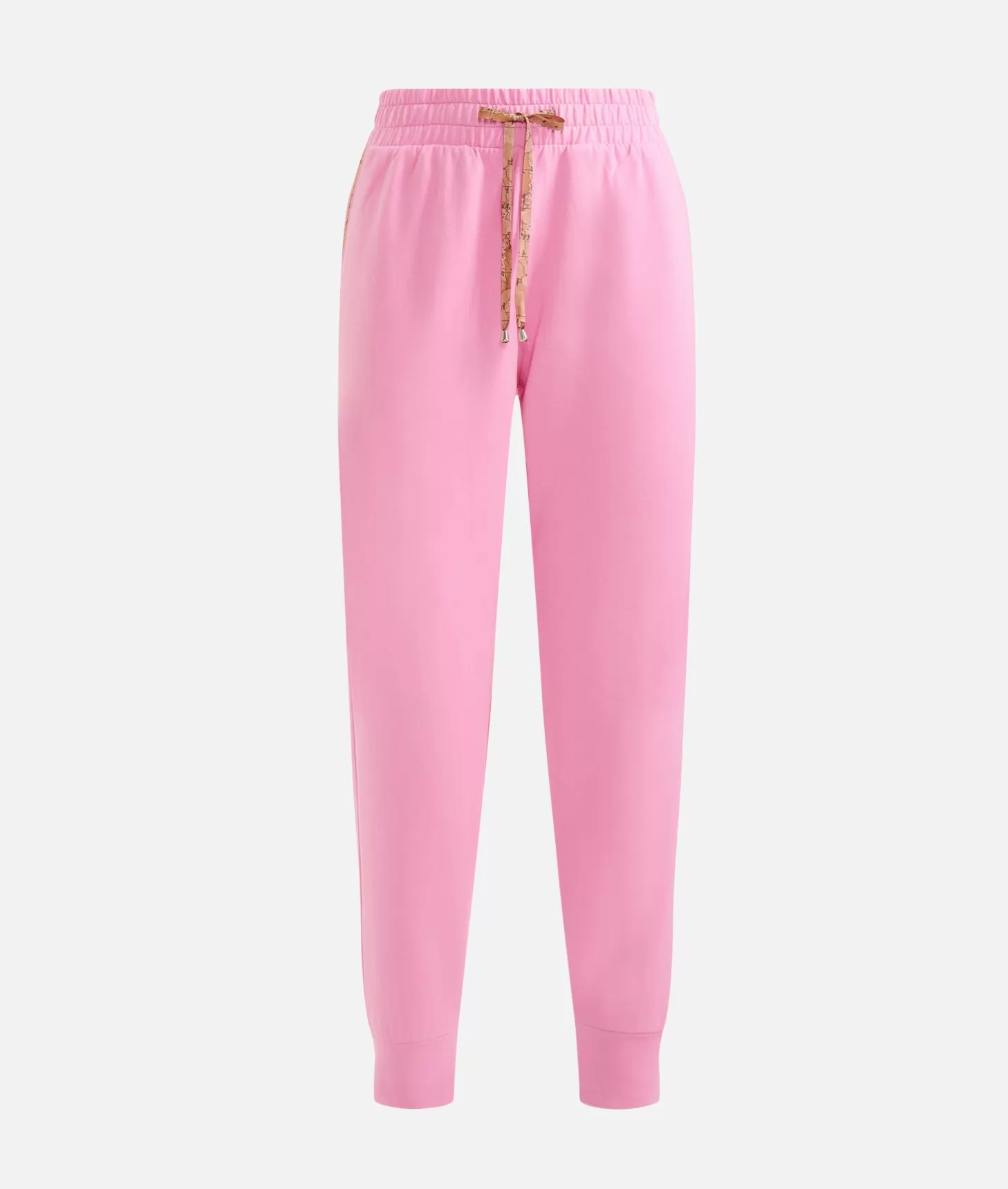 Alviero martini 1a classe Pantaloni in felpa garzata stretch con dettagli Geo Classic Rosa Confetto Consegna Veloce