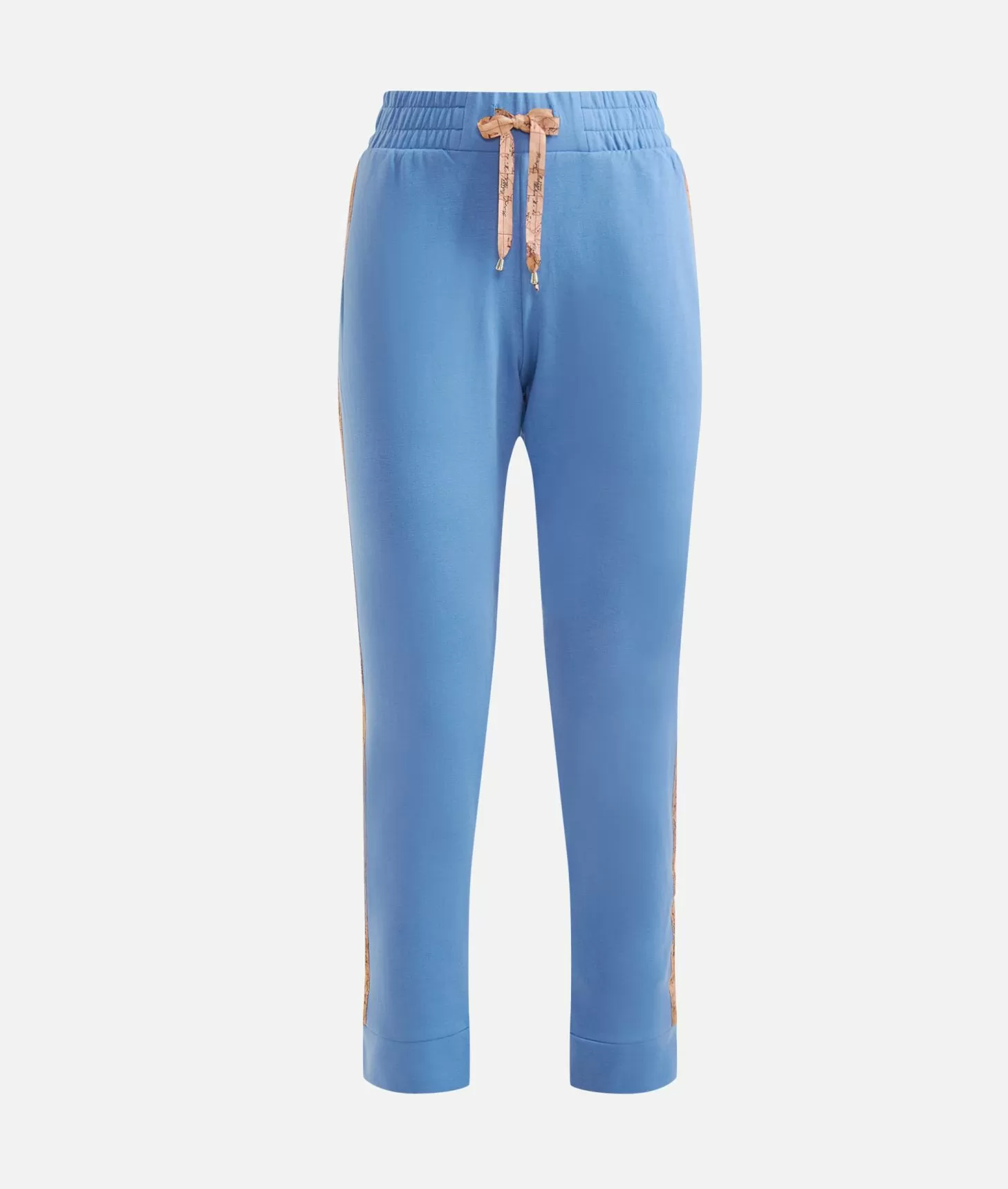 Alviero martini 1a classe Pantaloni in felpa garzata stretch con profili Geo Classic Denim Prezzo Ridotto