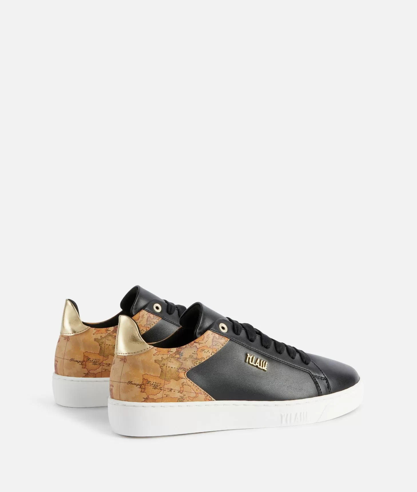 Alviero martini 1a classe Sneakers in eco nappa con logo 1ᴬ Classe Nere Nuova