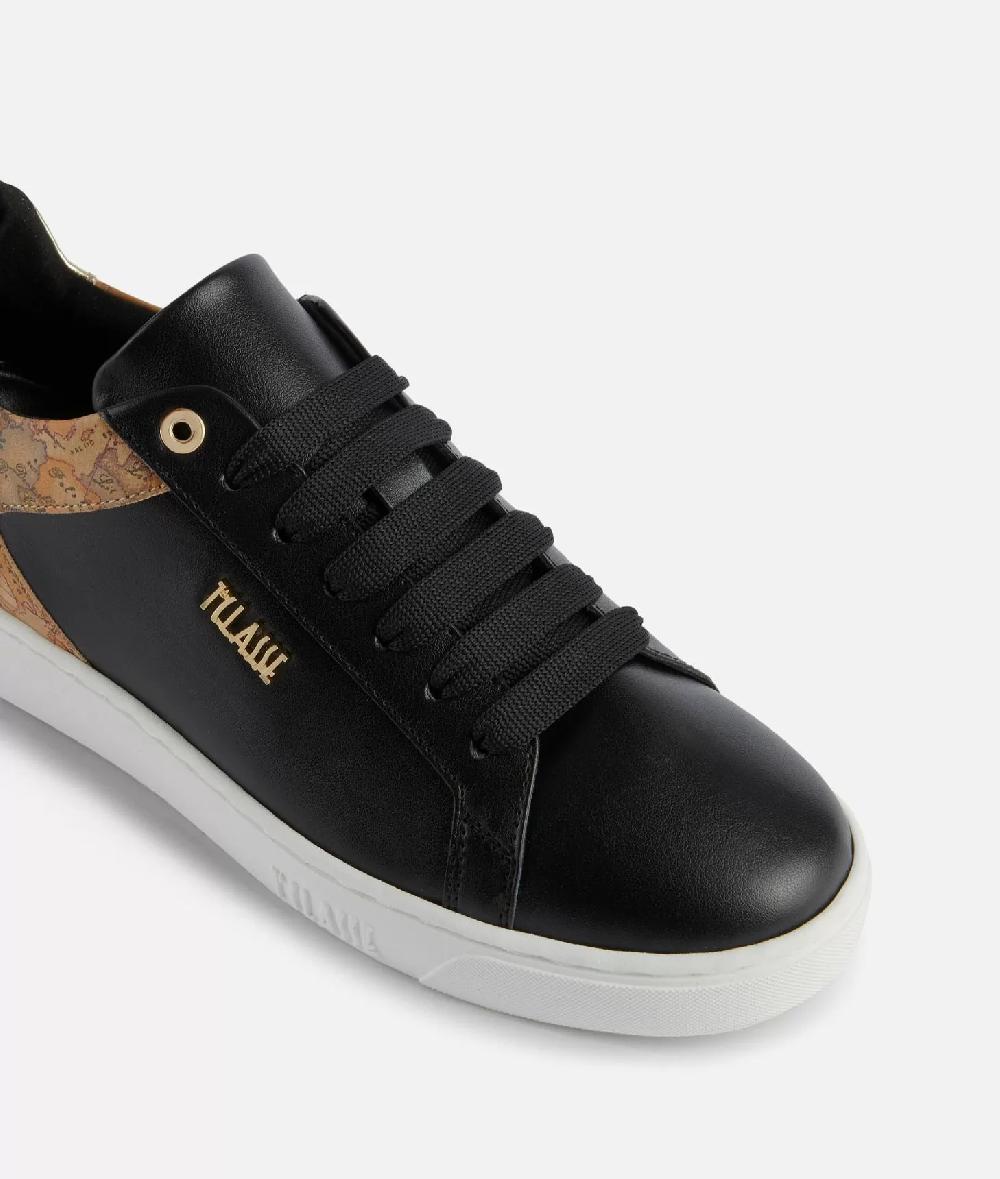 Alviero martini 1a classe Sneakers in eco nappa con logo 1ᴬ Classe Nere Nuova