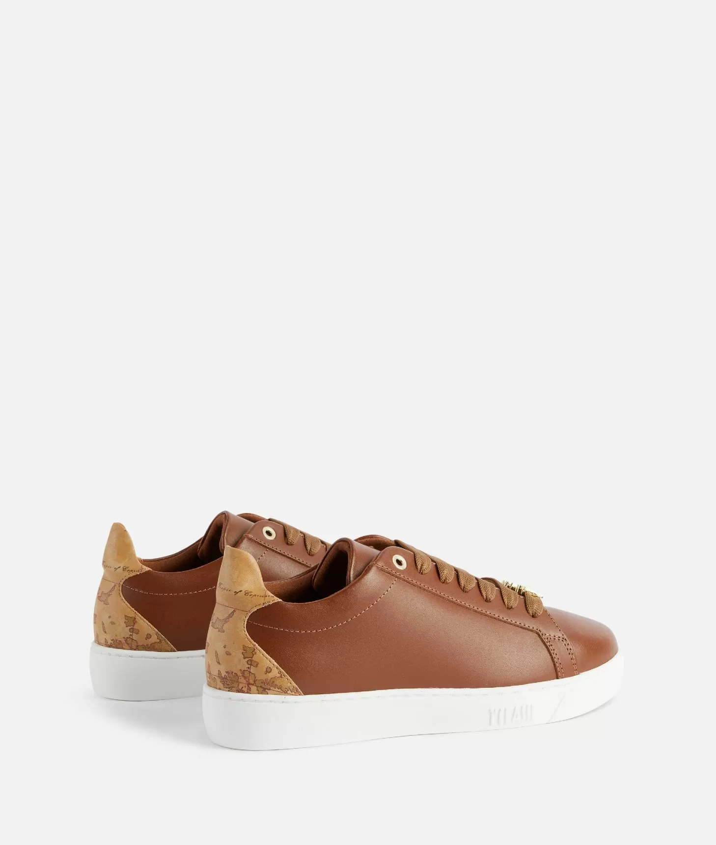 Alviero martini 1a classe Sneakers in pelle liscia con passalaccio 1ᴬ Classe Castagna Spedizione gratuita