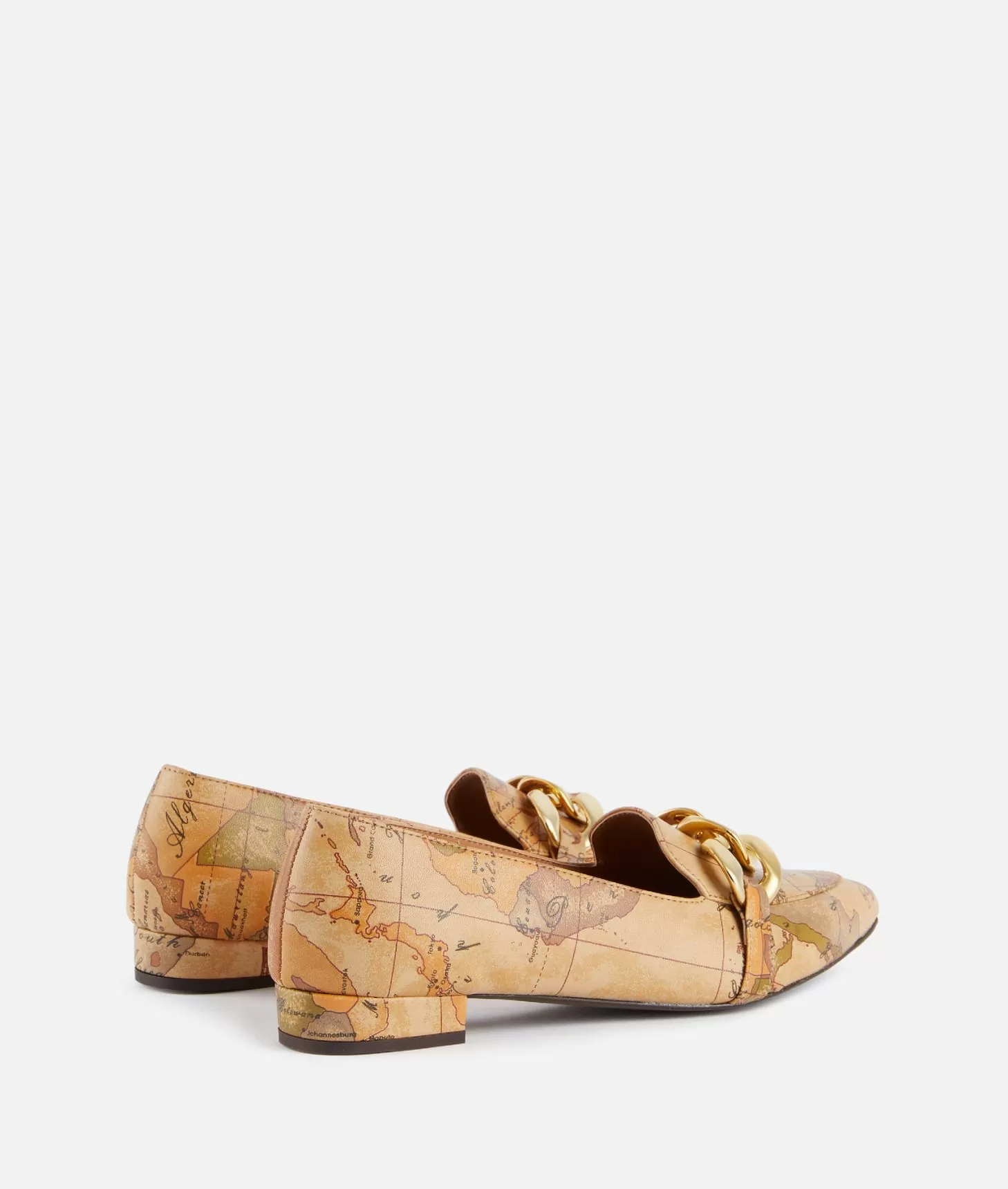 Alviero martini 1a classe Mocassini in eco nappa con maxi catena Geo Classic Shopping online
