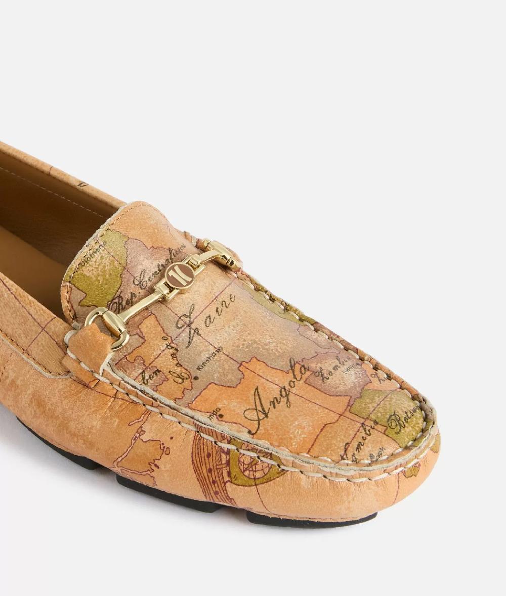 Alviero martini 1a classe Mocassini in nappa con morsetto 1C stampa Geo Classic Black Friday