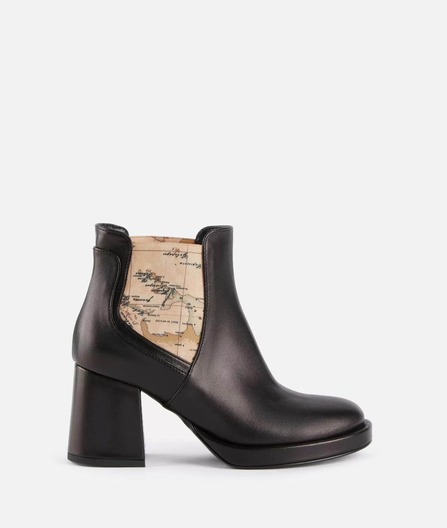 Alviero martini 1a classe Tronchetti in nappa liscia con elastici Geo Classic Neri Offerta Giorno del Papà