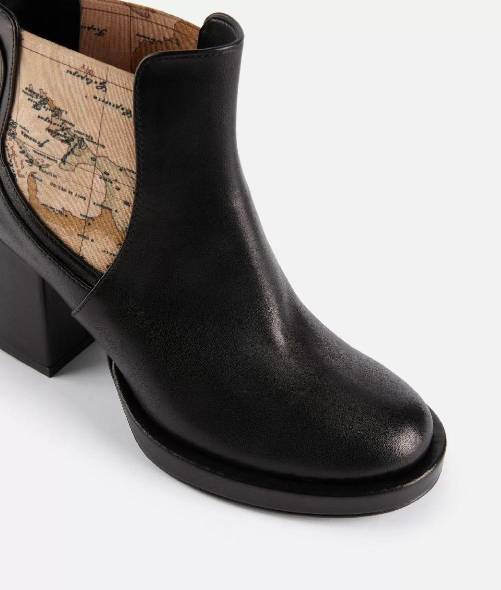 Alviero martini 1a classe Tronchetti in nappa liscia con elastici Geo Classic Neri Offerta Giorno del Papà