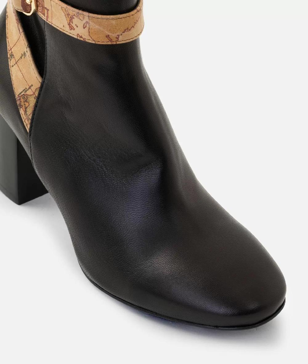 Alviero martini 1a classe Tronchetti in nappa liscia con cinturini Geo Classic Neri Offerta San Valentino