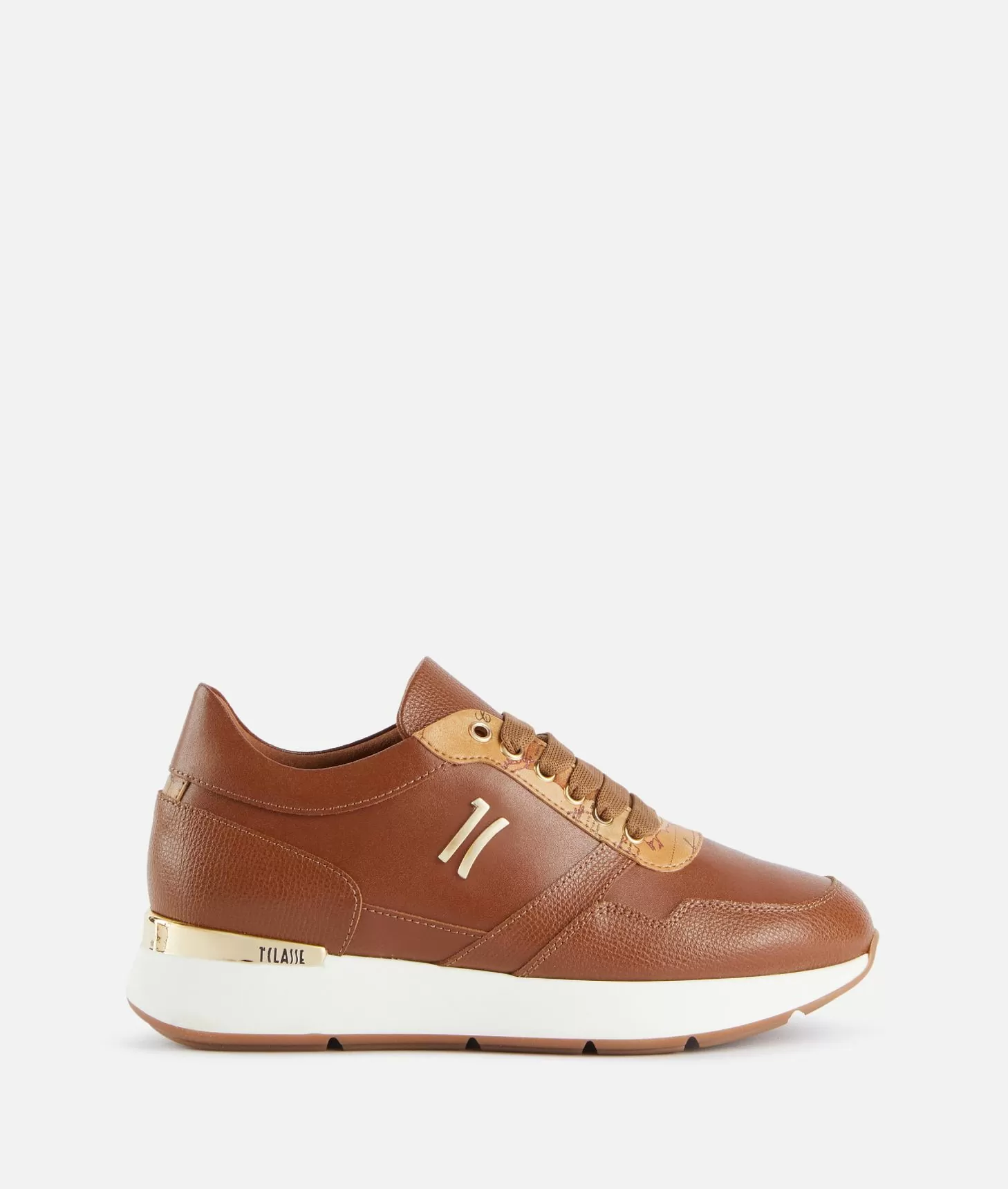 Alviero martini 1a classe Running in pelle granatina con logo 1C Castagna