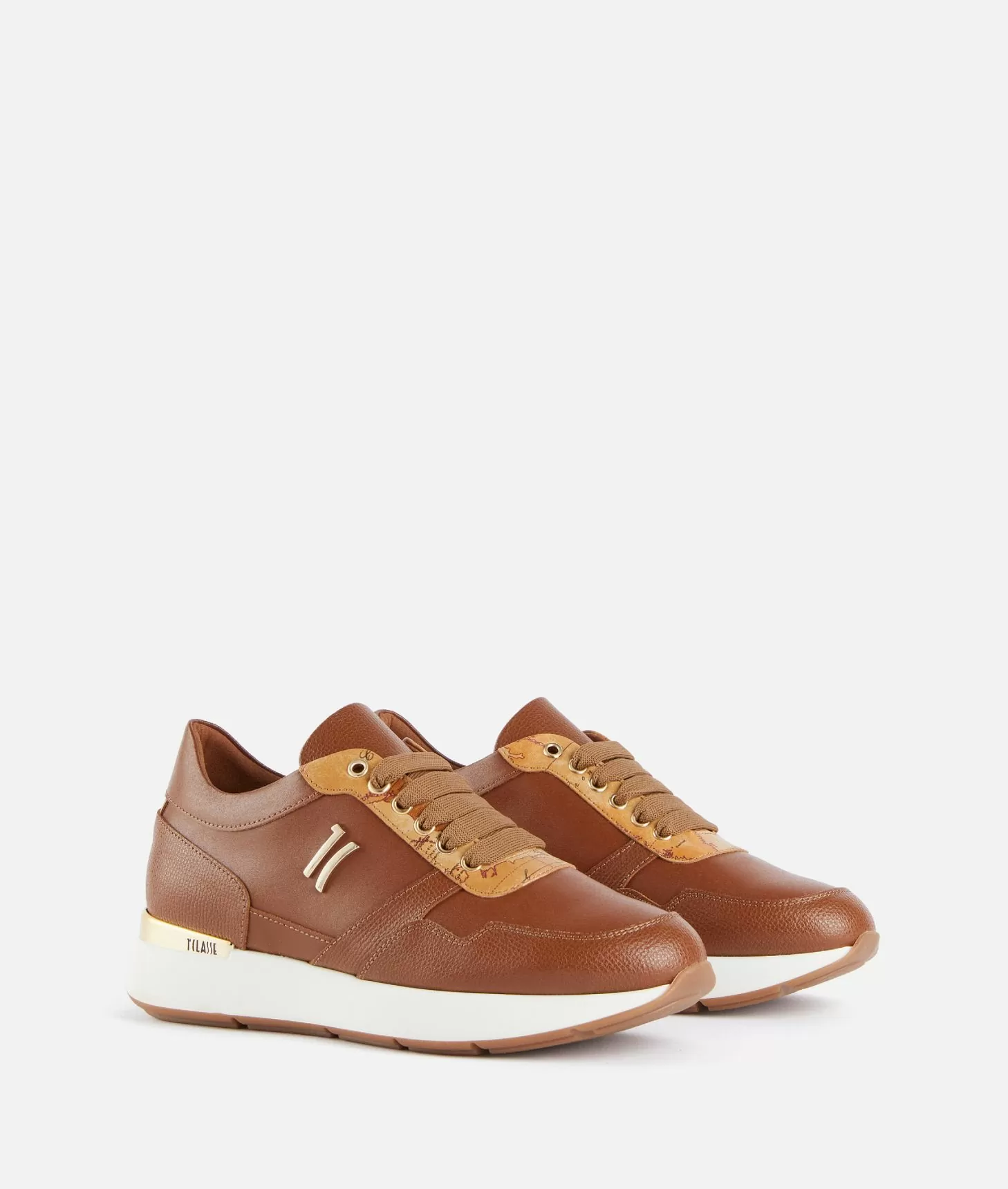 Alviero martini 1a classe Running in pelle granatina con logo 1C Castagna Enormi risparmi