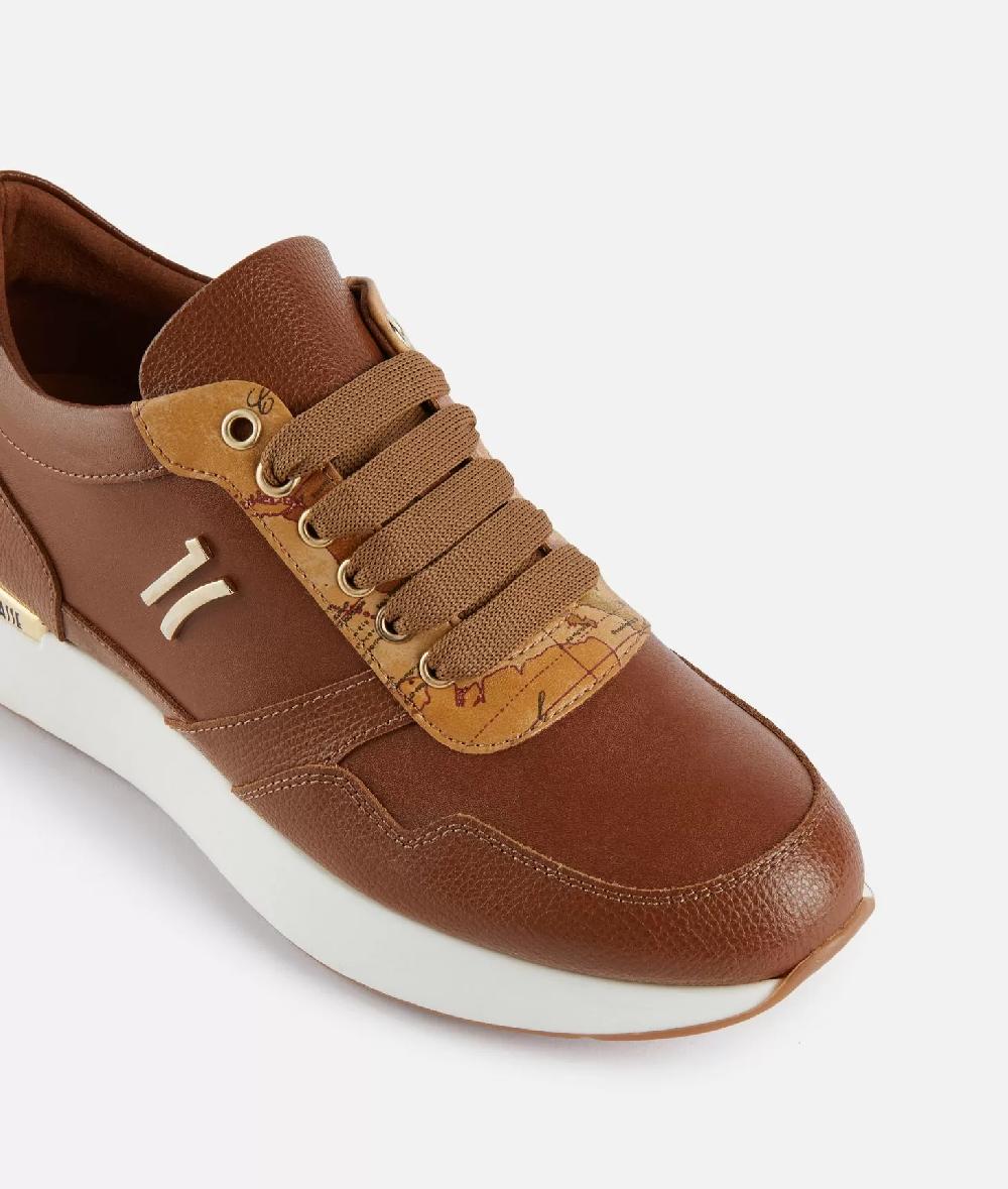 Alviero martini 1a classe Running in pelle granatina con logo 1C Castagna Enormi risparmi