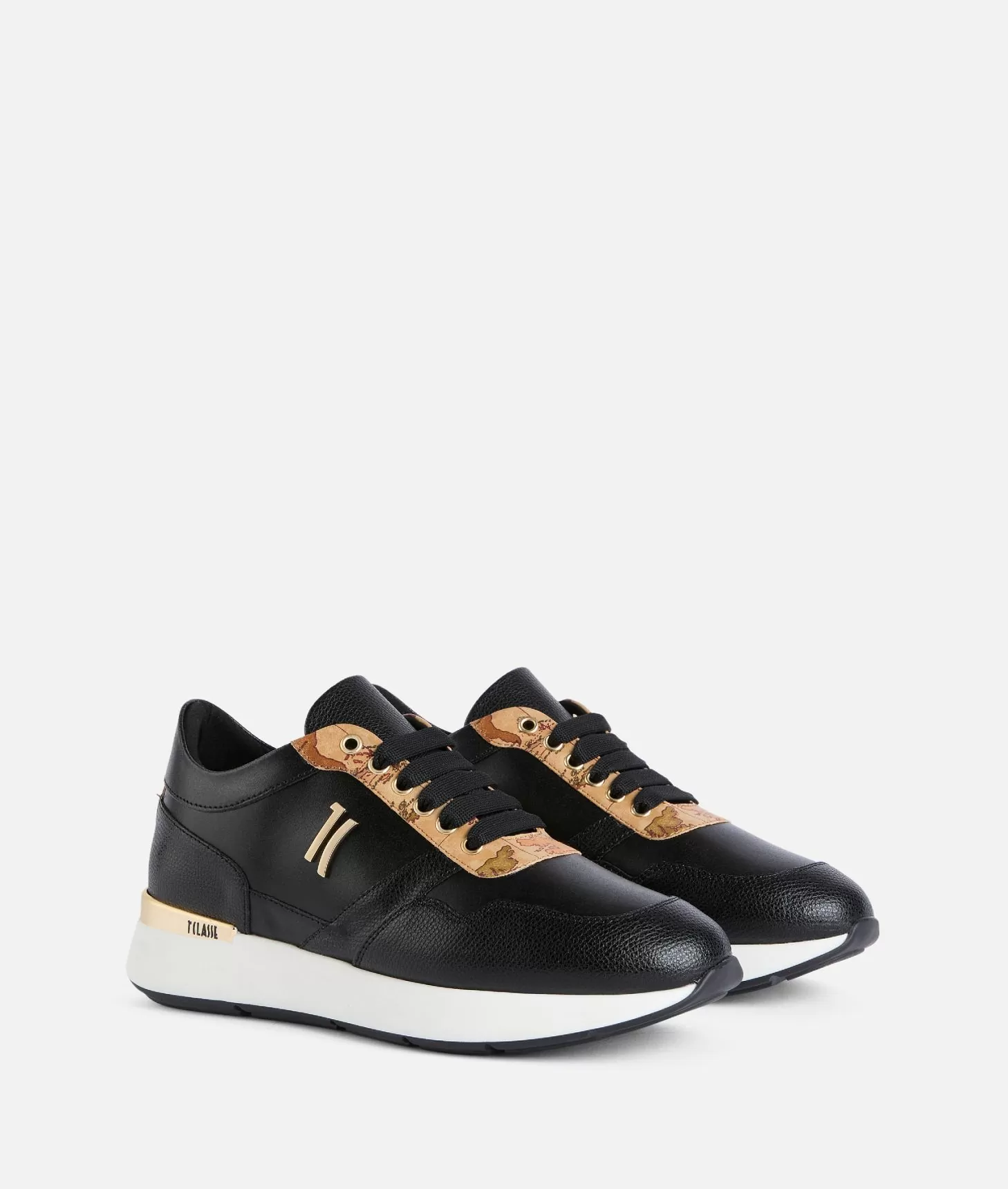 Alviero martini 1a classe Running in pelle granatina con logo 1C Nere Sconti VIP