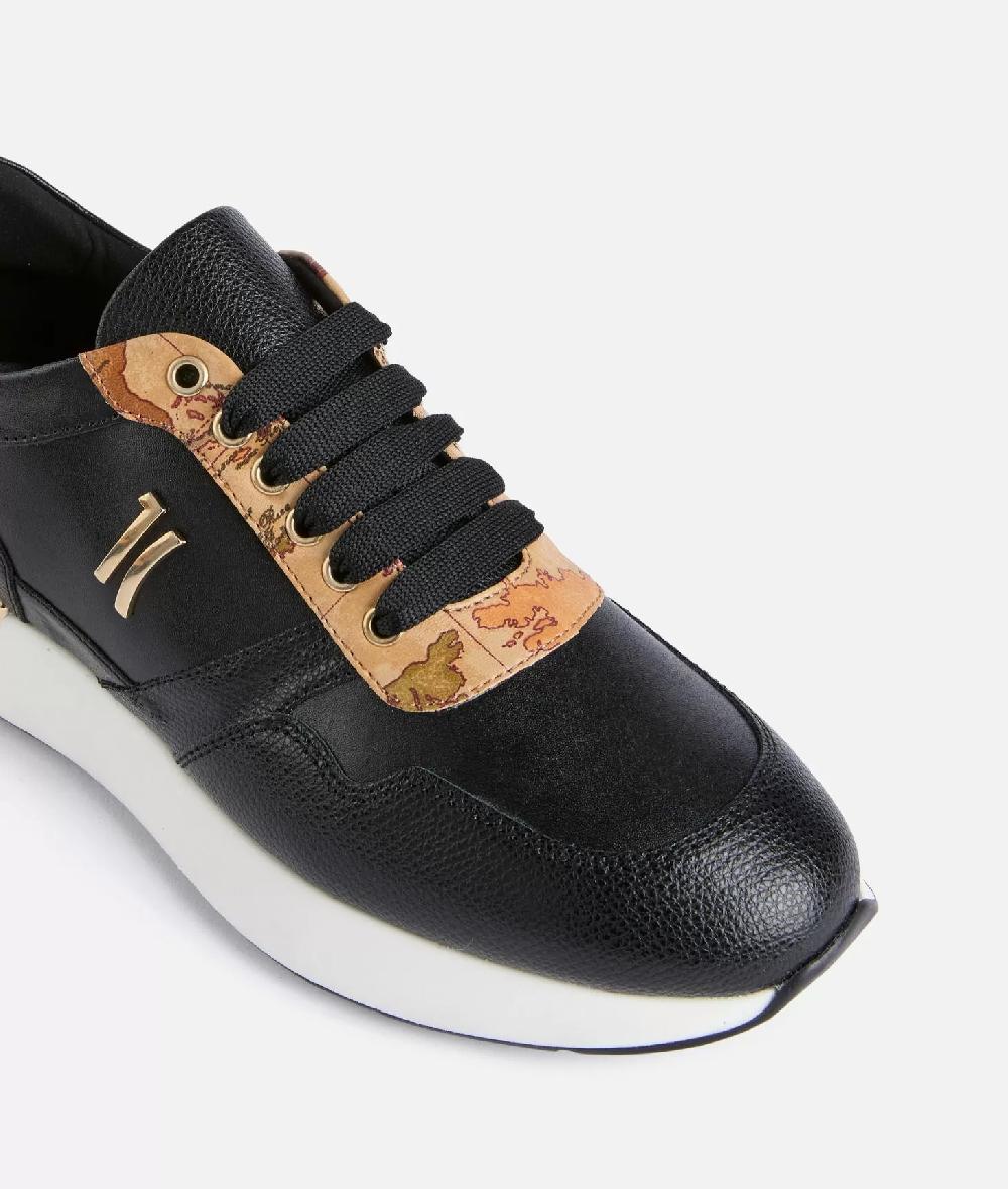 Alviero martini 1a classe Running in pelle granatina con logo 1C Nere Sconti VIP