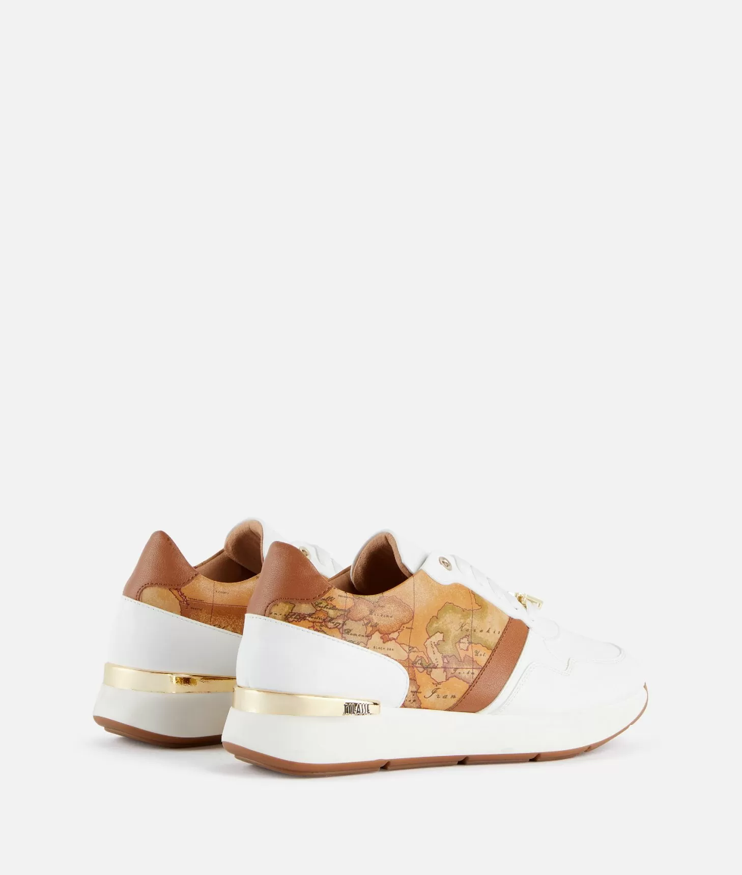 Alviero martini 1a classe Running in eco nappa con passalaccio 1ᴬ Classe Bianche Prezzo basso