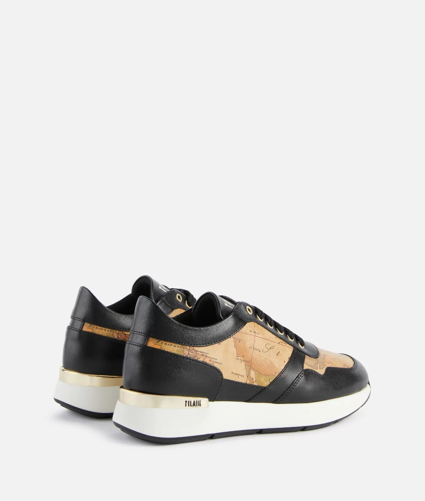 Alviero martini 1a classe Running in pelle liscia con dettagli Geo Classic Nere Ultimi tre giorni