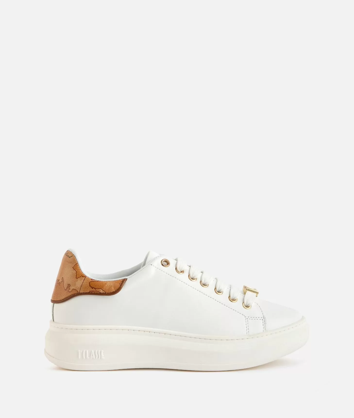 Alviero martini 1a classe Sneakers TR light in pelle liscia con passalaccio 1ᴬ Classe Bianche Latest stili