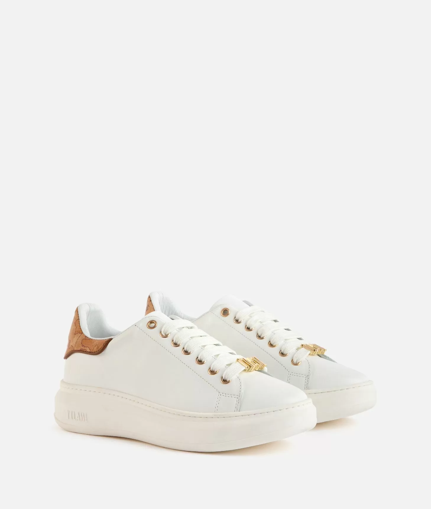 Alviero martini 1a classe Sneakers TR light in pelle liscia con passalaccio 1ᴬ Classe Bianche Latest stili