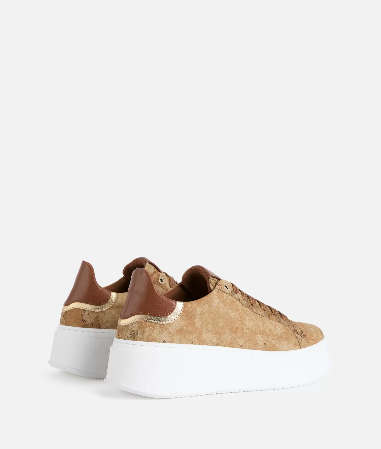 Alviero martini 1a classe Sneakers zeppate in tessuto nabuk stampa Geo Classic Ultimi due giorni