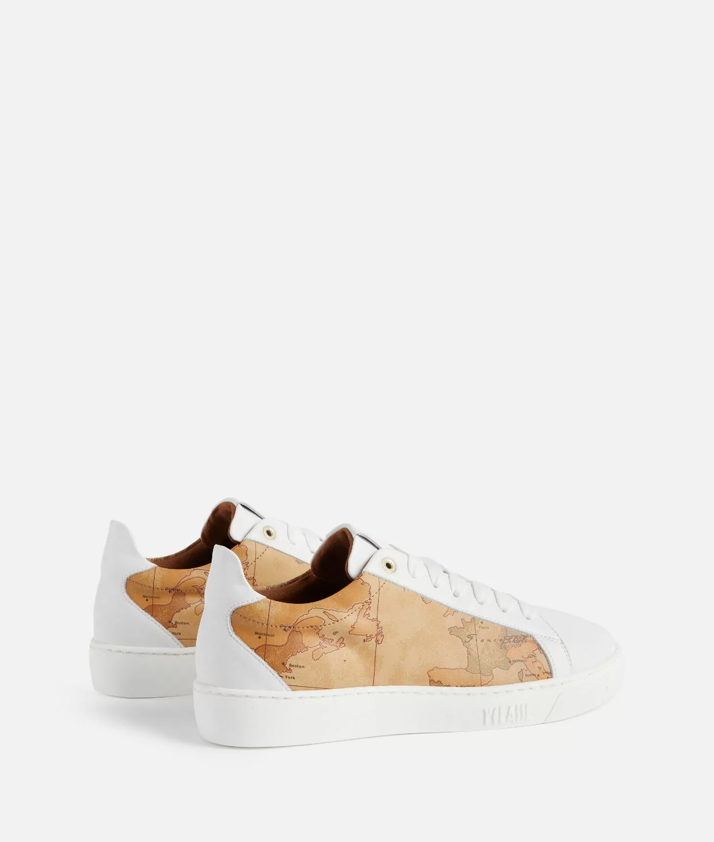 Alviero martini 1a classe Sneakers in pelle liscia ed eco nappa Geo Classic Bianche Black Friday Prezzi