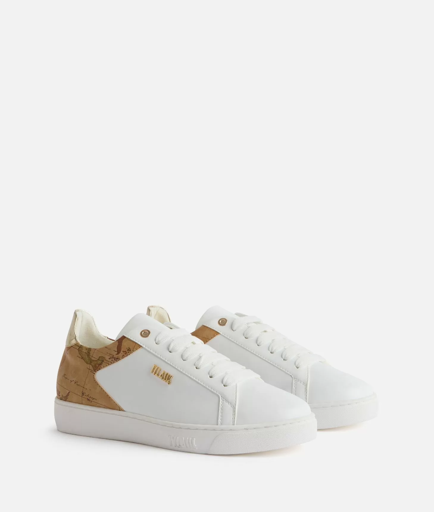Alviero martini 1a classe Sneakers in eco nappa con logo 1ᴬ Classe Bianche 50% di sconto per tempo limitato