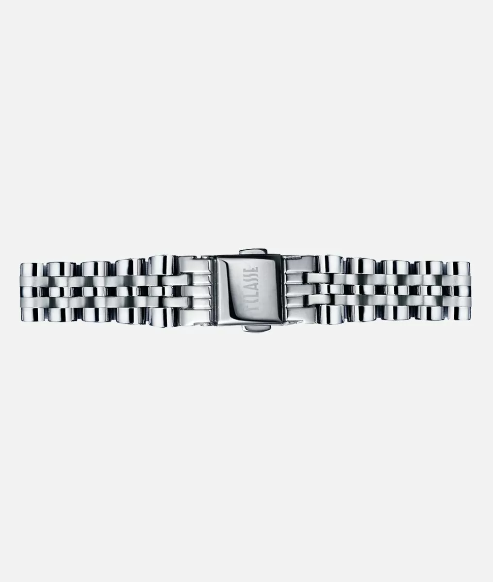 Alviero martini 1a classe Zanzibar orologio in acciaio inossidabile Argento Promozione Limitata