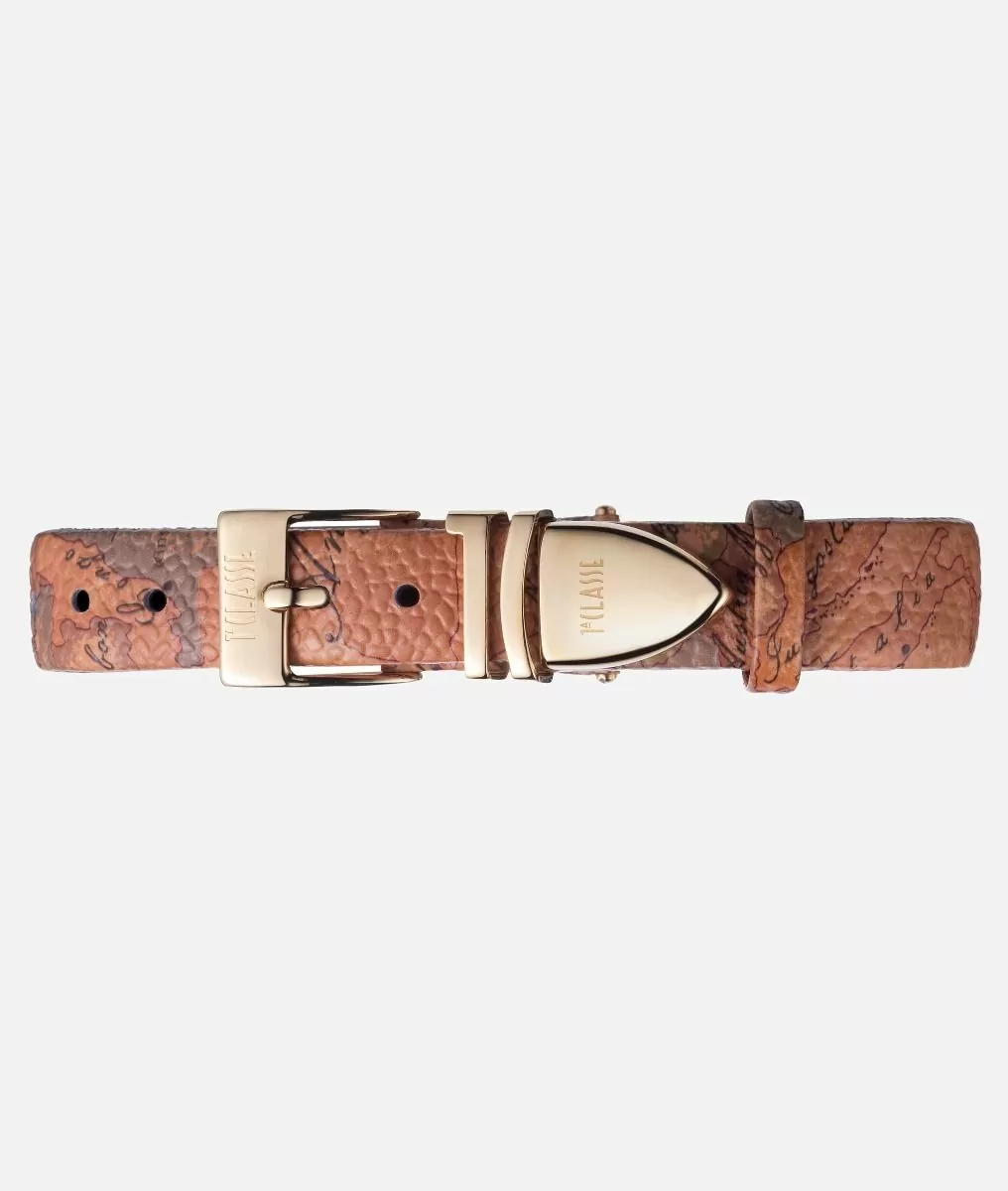Alviero martini 1a classe Salina orologio con cinturino in pelle stampa Geo Classic Shopping Online