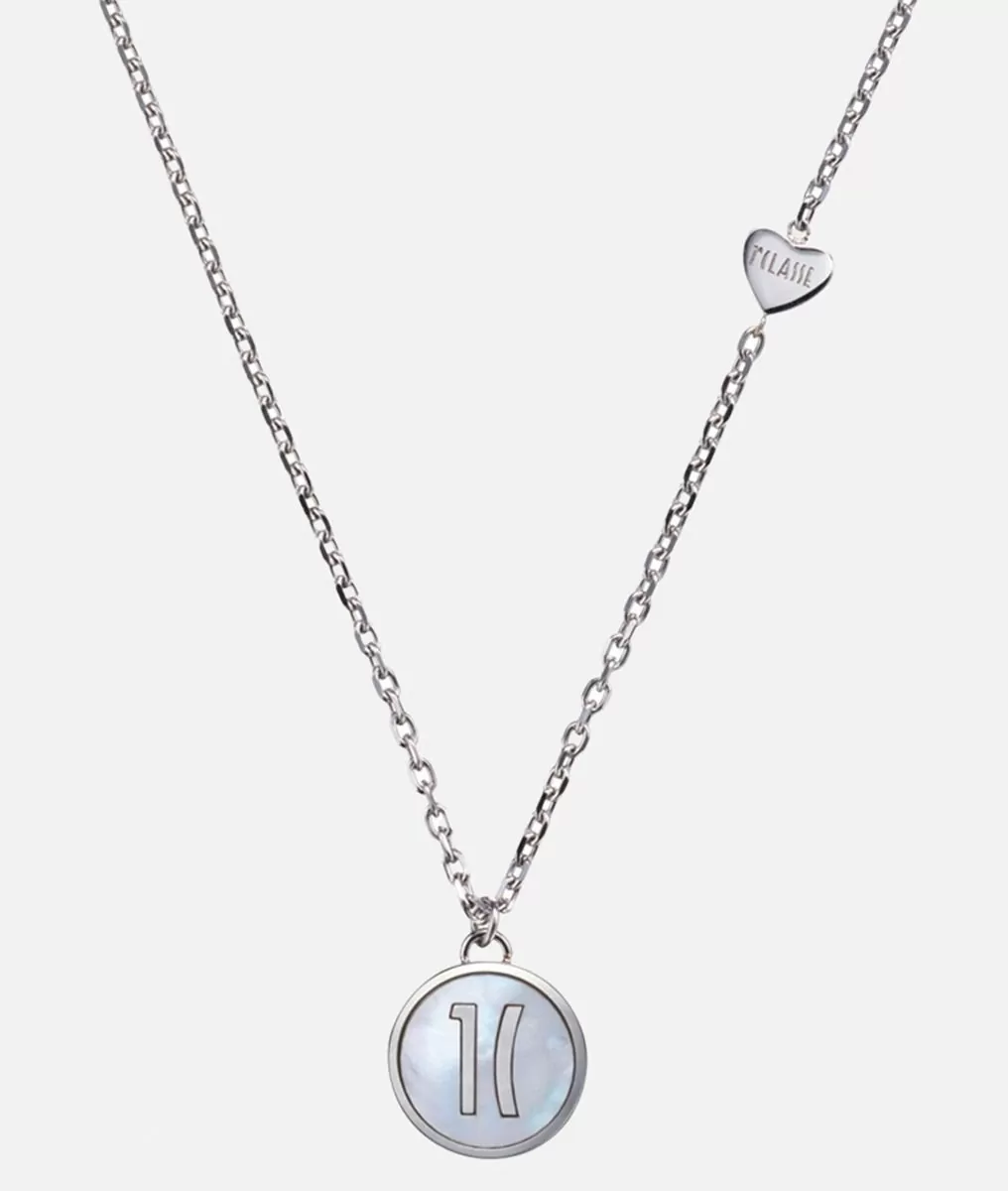 Alviero martini 1a classe Via Condotti girocollo con pendente in madreperla Argento Offerte