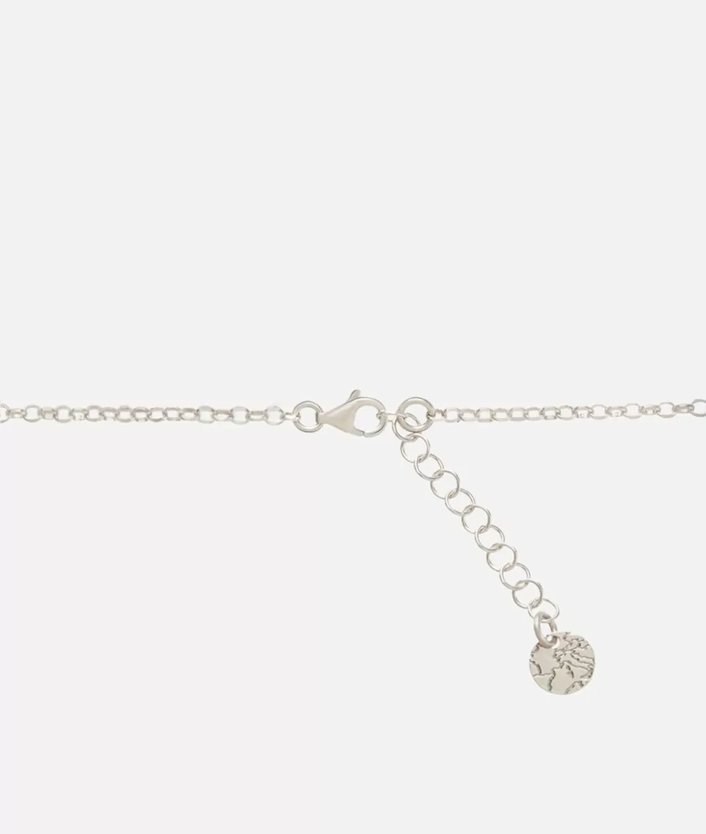 Alviero martini 1a classe Rambla collana con charms bagnati oro rosa in Argento Saldi Di Fabbrica