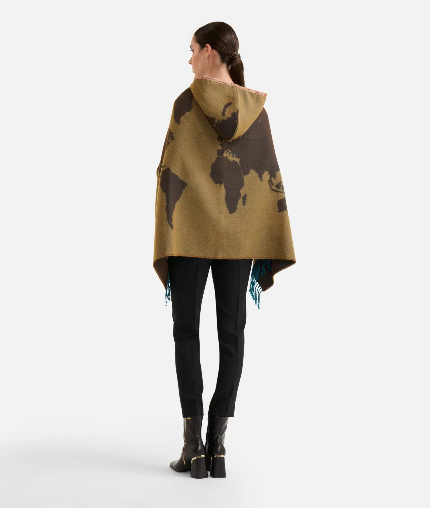 Alviero martini 1a classe Mantella con cappuccio e alamaro Corteccia Spedizione gratuita