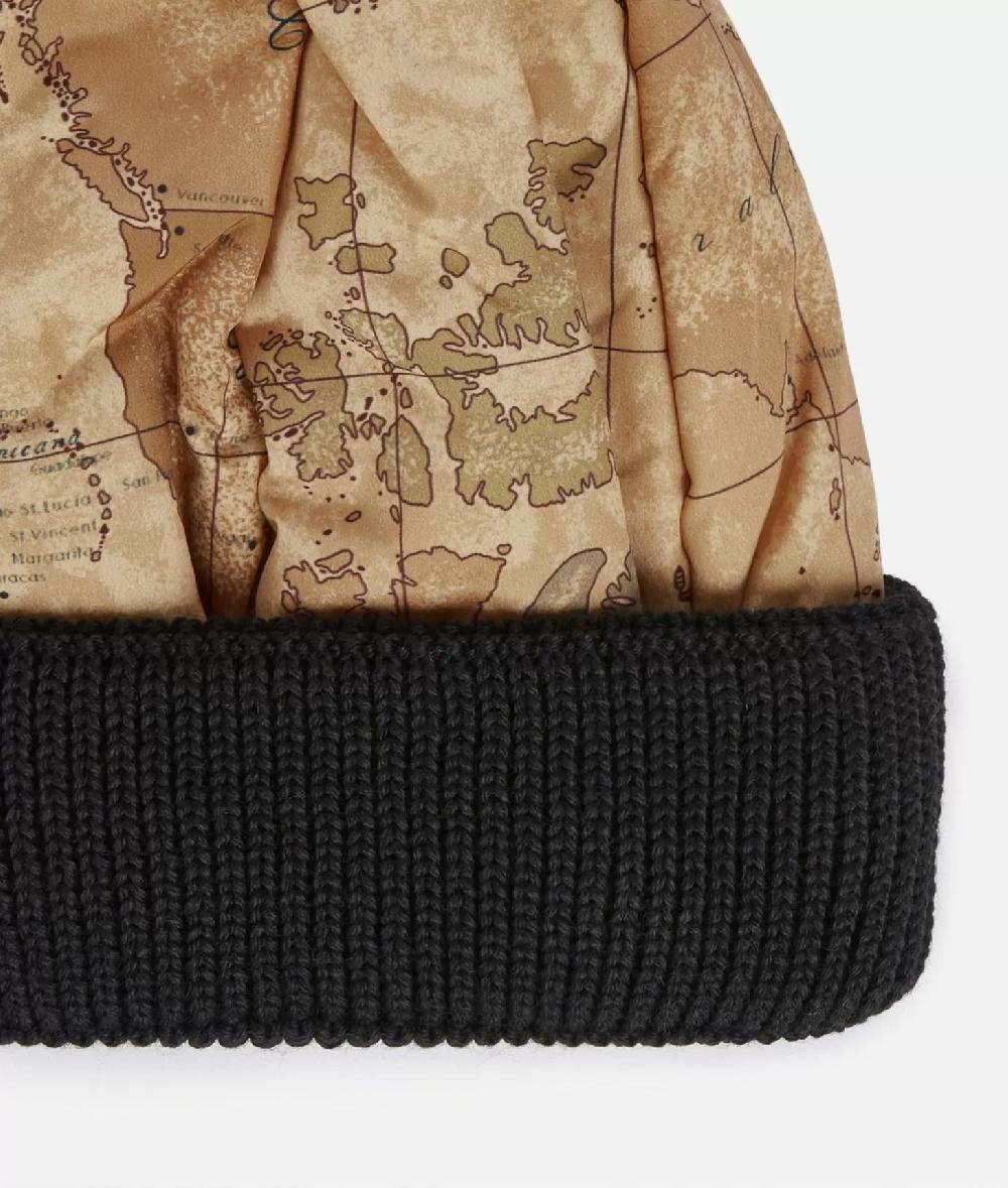 Alviero martini 1a classe Cuffia in nylon imbottito stampa Geo Classic Nera Shopping online