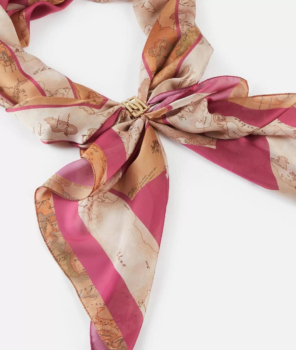 Alviero martini 1a classe Sciarpa con gioiello 1C Mirror 48x150 Rosa Fard Limitato a 3 giorni