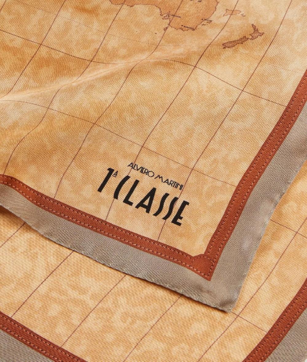 Alviero martini 1a classe Foulard Geo Classic 70x70 Taupe Chiaro Acquista Ora