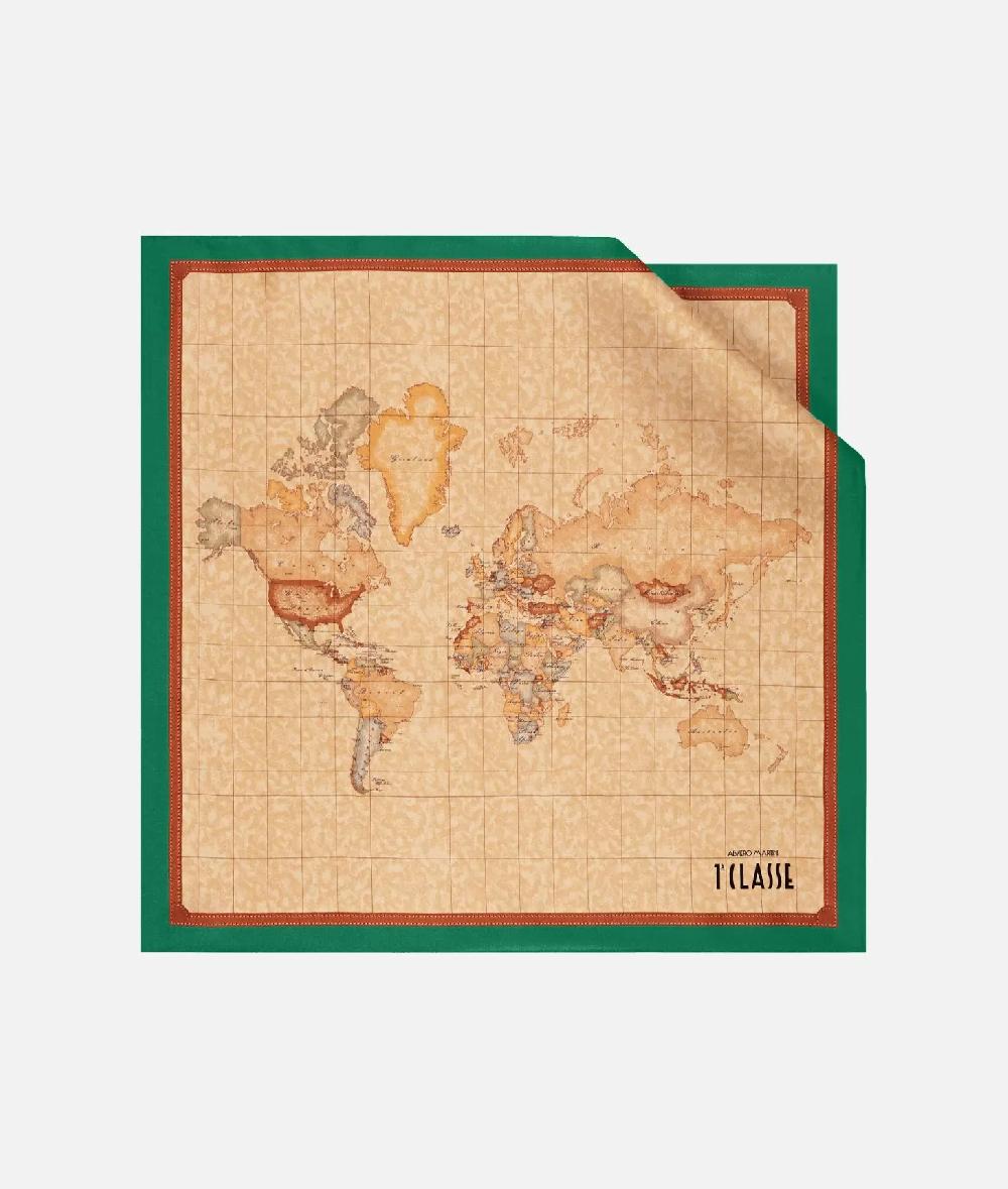 Alviero martini 1a classe Foulard Geo Classic 50x50 Giada Promozione Limitata