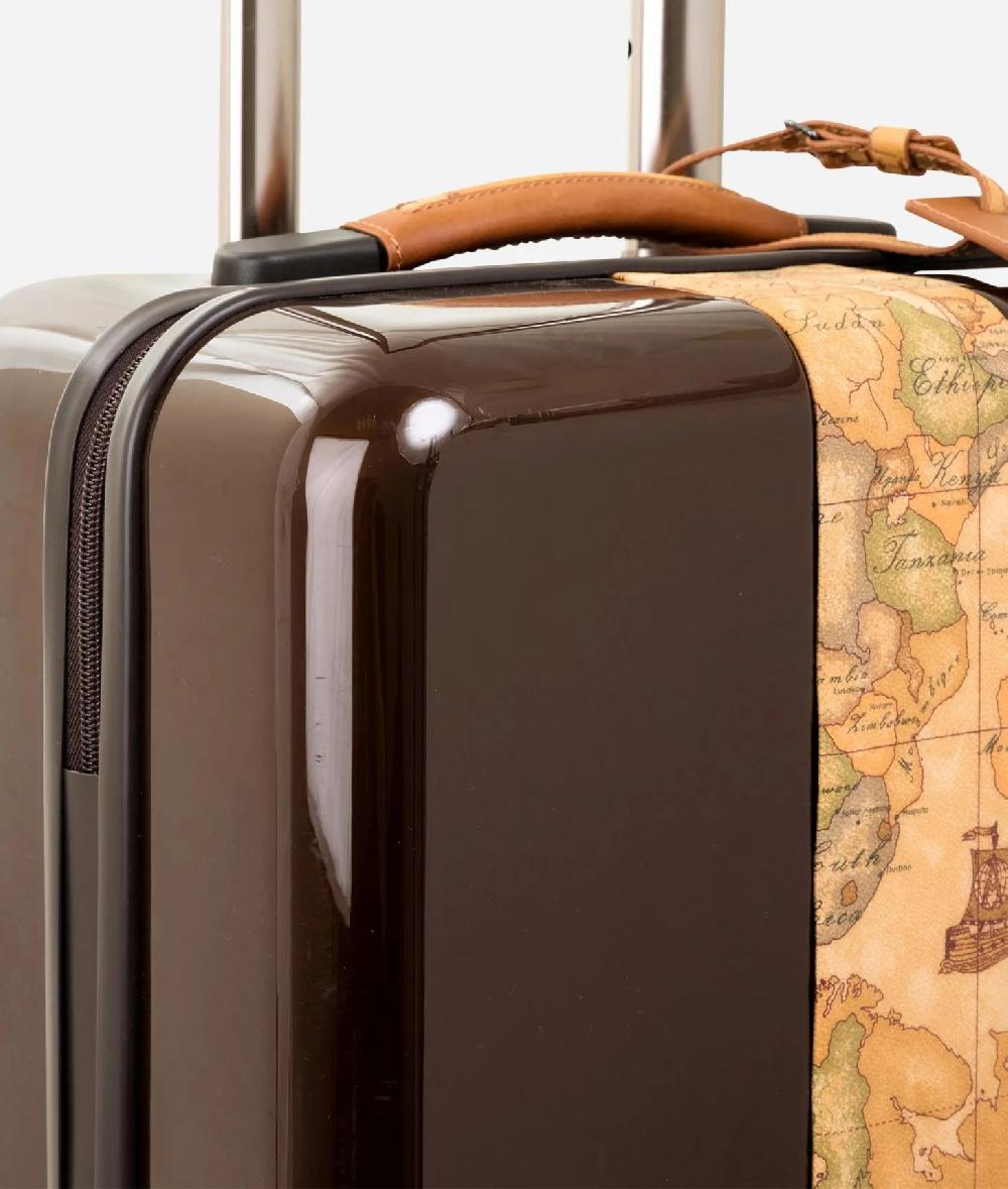 Alviero martini 1a classe Solid Case Trolley piccolo con Geo Classic Vendita Economica