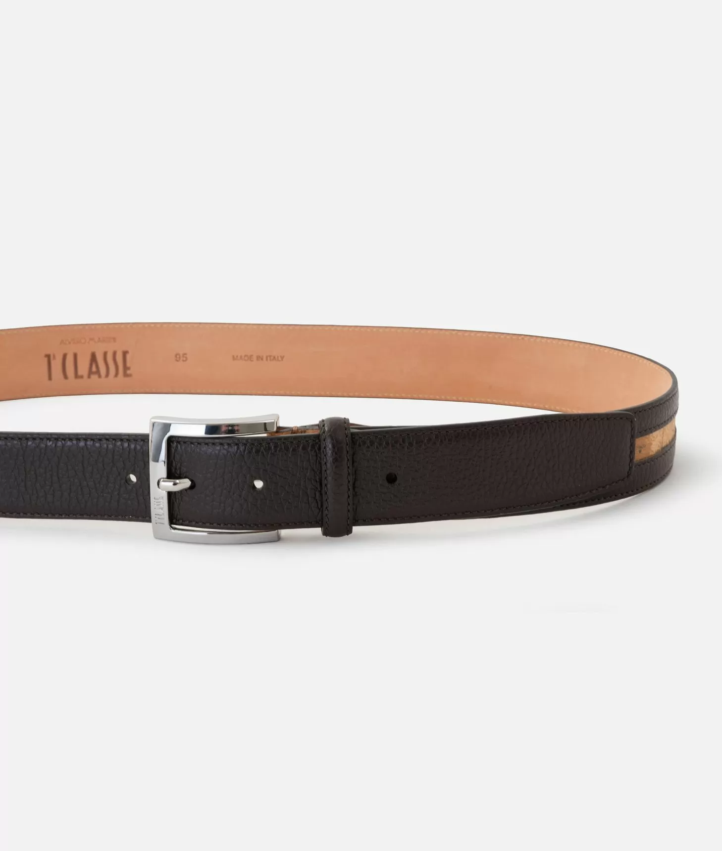 Alviero martini 1a classe Beta Leather cintura uomo Testa Di Moro Only for today
