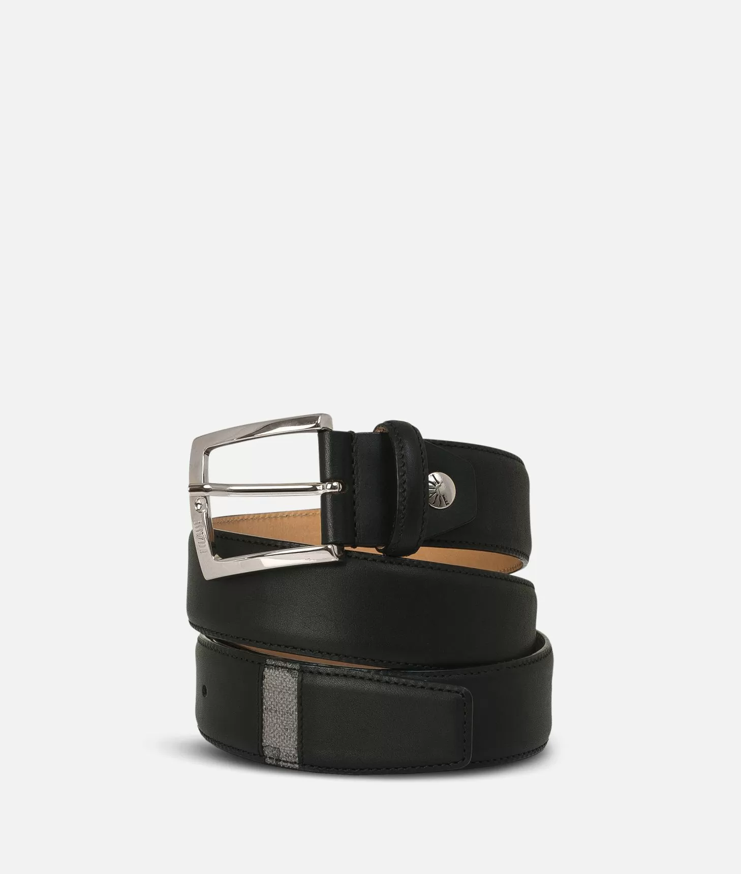 Alviero martini 1a classe Cintura in pelle rifinita in tessuto Geo Dark 50% di sconto con spedizione gratuita